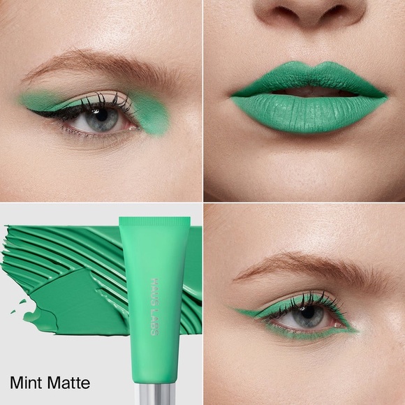 BNIB Haus Labs Hy-Power Pigment Paint in Mint Matte 7g - Picture 2 of 7